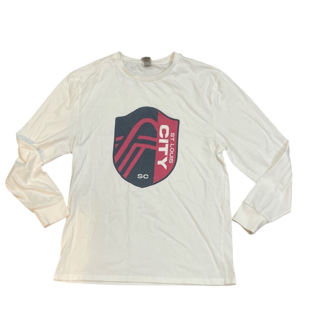 Gameday Couture St. Louis City SC White Long Sleeve T-Shirt Size Medium